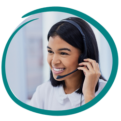 Person speaking on the phone